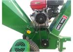 Gasoline Engine Wood Chipper Shredder 5 Inches Chipping Capacity With 2 Cutting