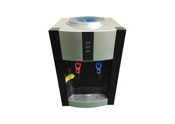 200V 50Hz Hot And Cold Countertop Bottled Water Dispenser Silver Black Color 16T