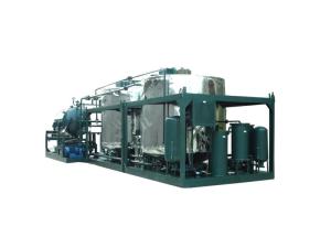 Quality Lubricating Waste Oil Distillation Machine Dehydration Oil Recycling System wholesale