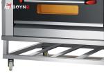 Double Deck Gas Industrial Baking Oven Four Trays For Restaurant