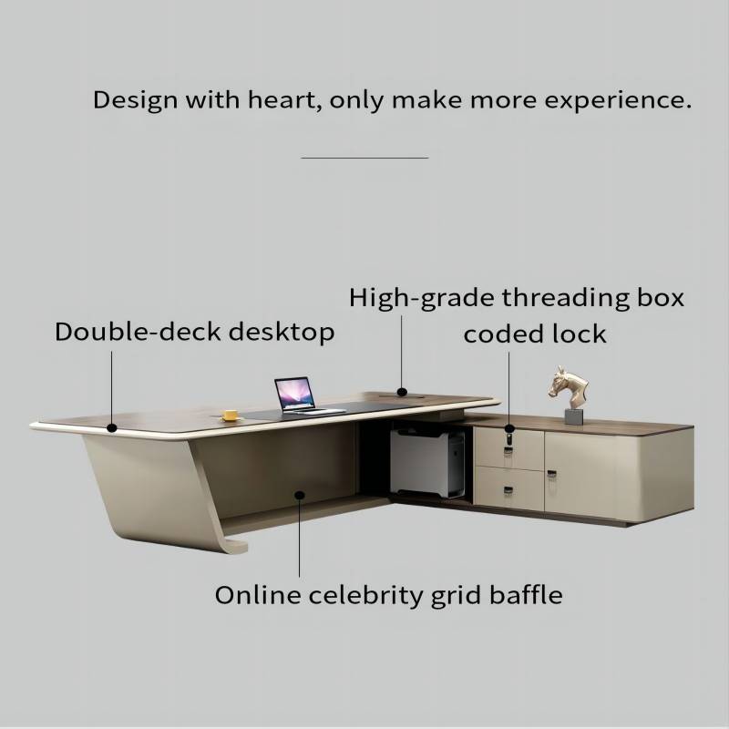 Customized Colors Modern Wood Home Office Computer Desk with Customizable Drawer