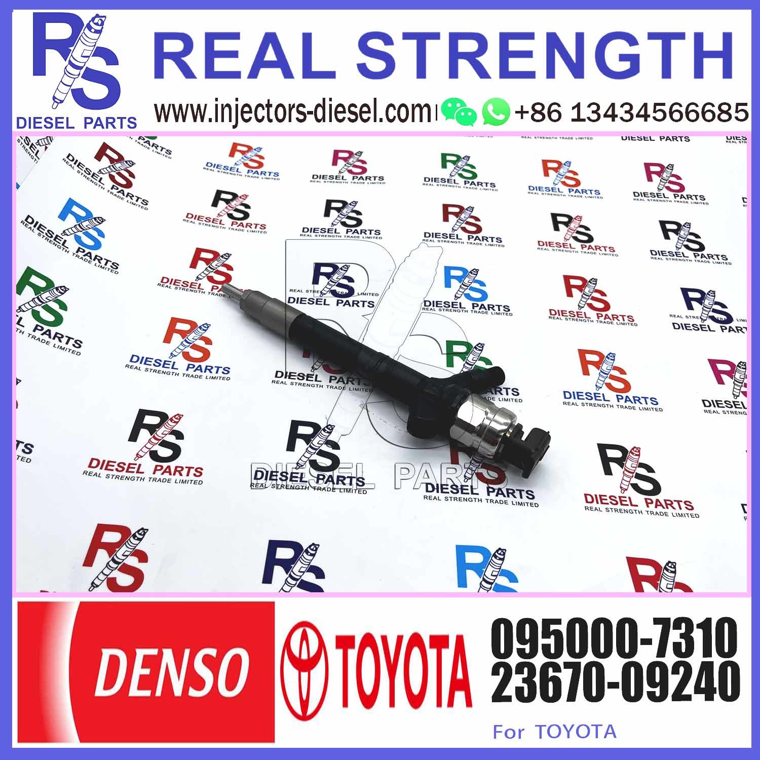 Plastic Common Rail 095000-7300 095000-7310 For Toyota- Denso Injector 095000-7670 23670-09280 Made In China