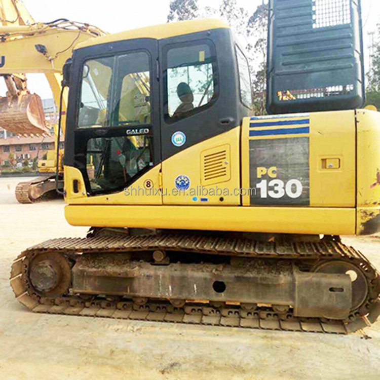 USED EXCAVATOR KOMATSU PC130 ON SALE /CRAWLER DIGGING MACHINE KOMATSU PC130 ON SALE