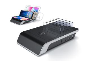 Quality 10W ABS Multi Phone QI Wireless Charging Station wholesale