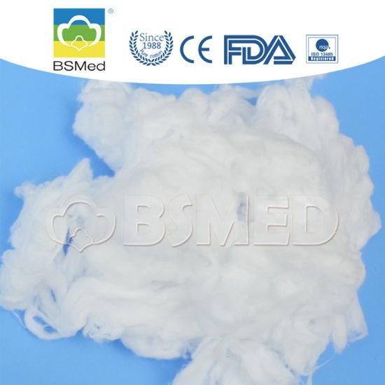 High Quality Environmental Stuffing Material Cotton Filling Fiber Bleached