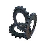 Black Mini Excavator Drive Sprockets Polished For Komatsu PC300