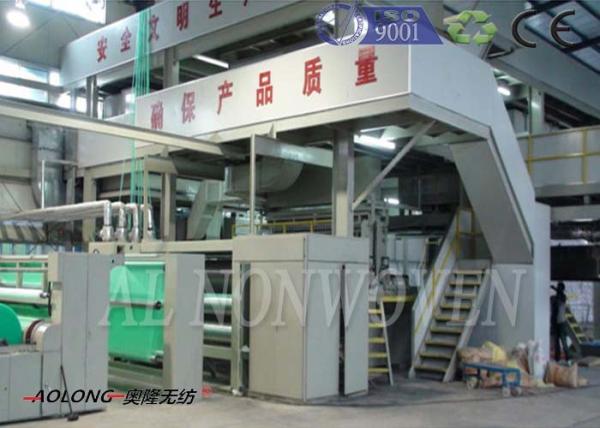 Professional SMS Spunbond PP Non Woven Fabric Machine For Operation Suit 0~350m