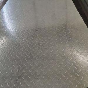 Quality Diamond Embossed Gi Chequered Plate Q195 Q235 Q345 1mm 3mm Antiskid Decoration wholesale