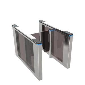 Quality High End Ultra Slim Swing Flap Gate RFID Access Control Glass Barrier Pedestrian Turnstile wholesale