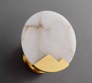 Quality Luxury Alabaster Bedroom Bedside Wall Lamp Creative Staircase Aisle Art Decoration Background LED Wall Light wholesale