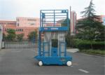 300kg Capacity Aerial Lift Platform , Dual Mast 10m Height Self Propelled