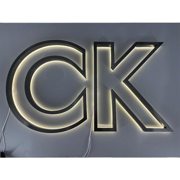 Outdoor Acrylic Backlit Light Letters Sign Wholesale Custom Advertising Luminous