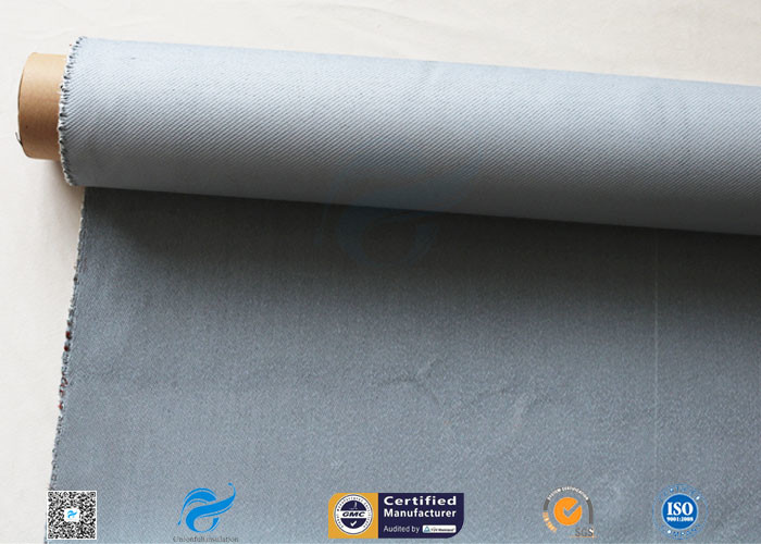 Grey Silicone Coated Fiberglass Fabric 1600GSM 47OZ Heavy Duty Welding Blanket