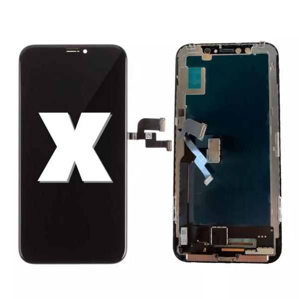 Cheap Display Mobile Phone LCD Screen Replacement Digitizer Black For Iphone X for sale