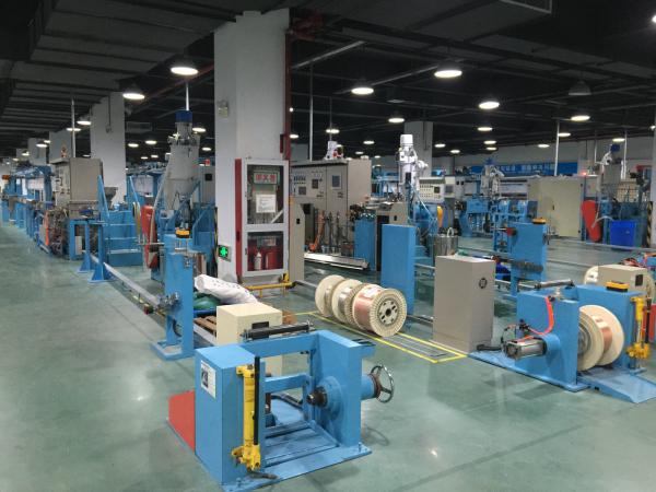 PVC Plastic Extrusion Machinery Insulating Wire Extruder Line with Remote