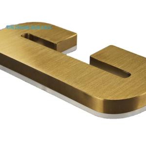 Quality Best sellers manufacturer custom 3d metal backlit signage stainless steel letter signs wholesale