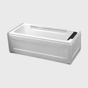 Quality Villa Indoor Fiberglass Whirlpool Jacuzzi Tub Air Jetted Massage Rectangular wholesale