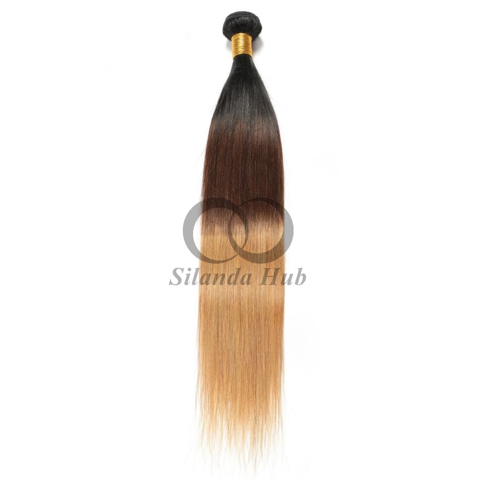 #T1B/4/27 Straight Remy Human Hair Bundles Sew In Weave Bundles Brazilian Bundle Deals