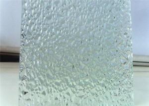 Quality Diamond Embossed Decorative Patterned Glass 2mm 4mm 6mm Thickness For Shower Door wholesale