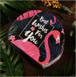 Colorful Chocolate Candy Box , Candy Gift Box With Ribbon Tassel Decoration