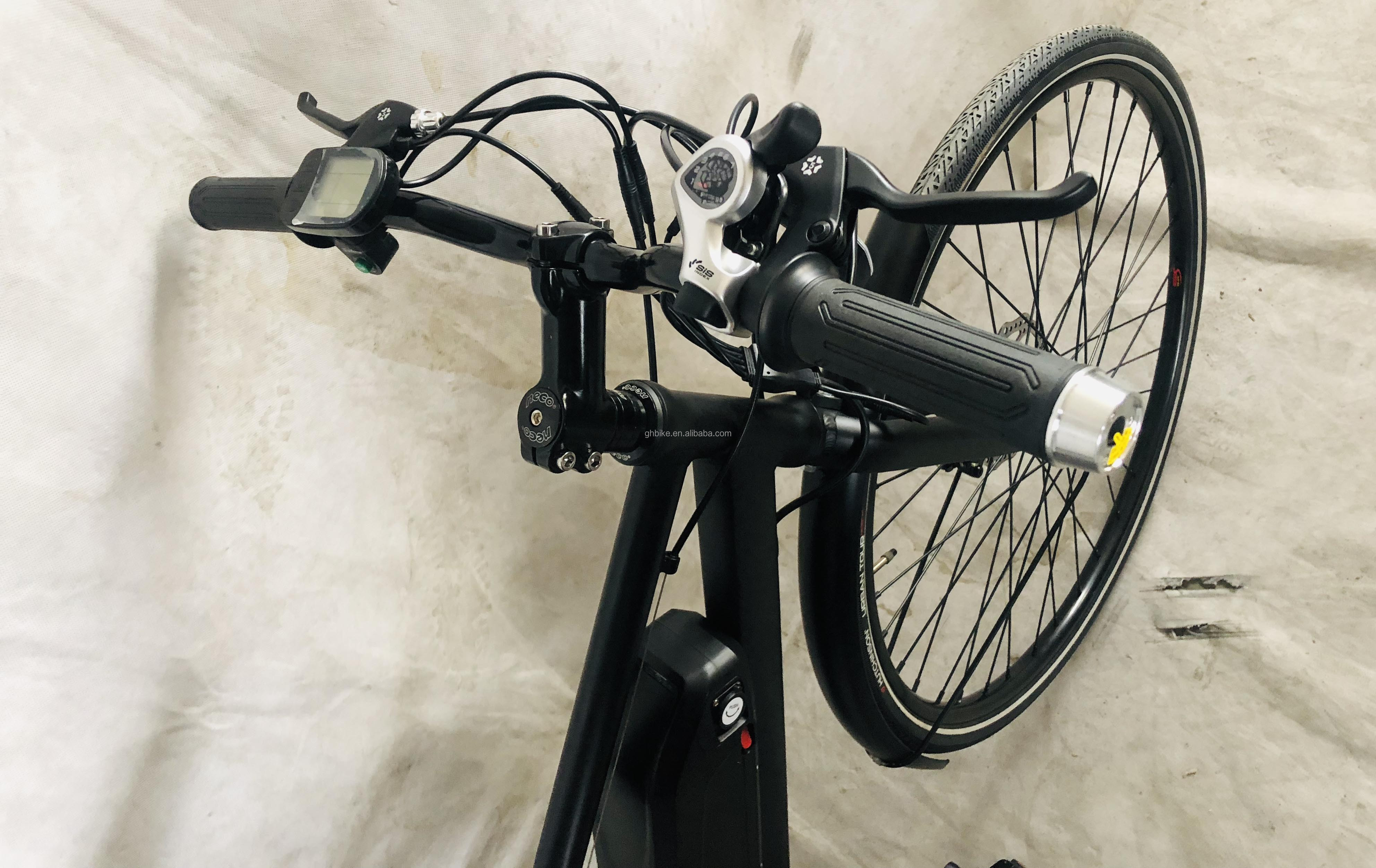 26inch 7 Speeds OEM Aluminum Frame 500W 48V 45KM/H Women City Girl Electric Hybrid Bike