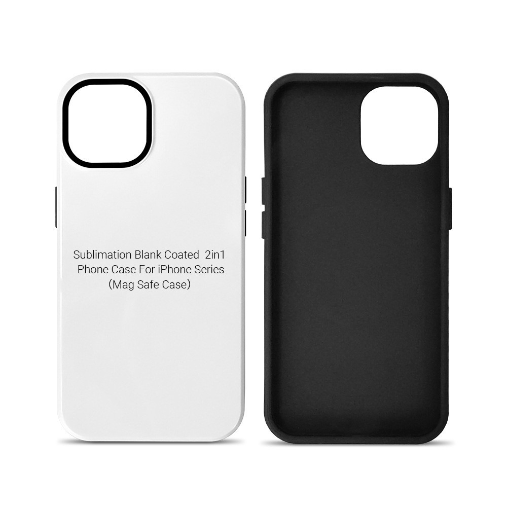 Protective Blank Sublimation Magnetic Phone Case For Iphone 15 16 TPU PC Mobile Phone Cover