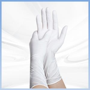 Quality Hypoallergenic Disposable Hand Gloves White 9 Inches Non Toxic wholesale