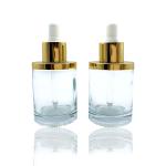 Clear Essential Oil Glass Dropper Bottle 30ml 50ml Leakage Proof