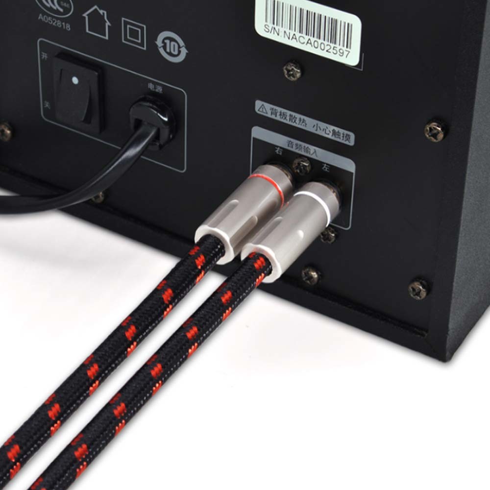 HIFI RCA Jack Cables 3.5mm To 2RCA Audio Cable For TV PC Amplifier DVD Speaker