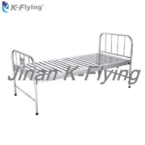 Quality Anti Rust Stainless Steel Stable Flat Hospital Nursing Bed wholesale