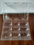Fruit packing clamshell for kiwi