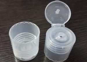 Quality Translucent Flip Top Plastic Screw Caps Screw On Type Smooth Closure wholesale