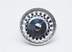 Spanish Standard Sink Strainer Set Stainless Steel 201 79 Mm OD 0.4 - 0.6 Mm