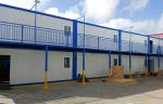 Powder Coated Modular Shipping Container Homes Steel Material With Toilet