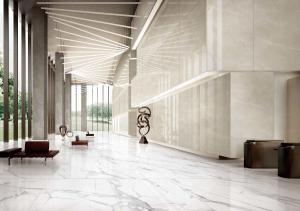 Quality Tv Background Ceramic 1200x2400mm Marble Look Porcelain Tile wholesale
