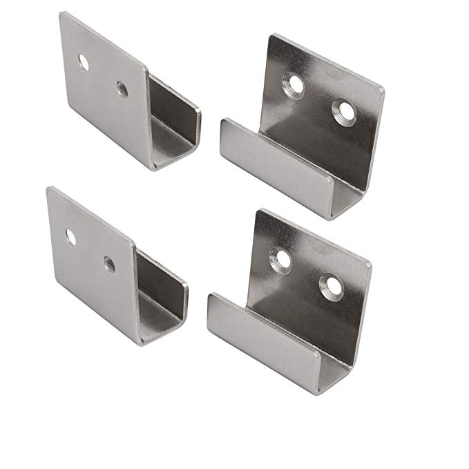 Powder Coated Tile Hanger Stainless Steel Fastener Bracket Hooks for Wall Display