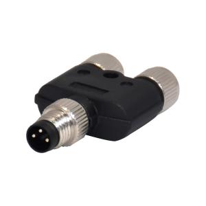 Quality M8 Y Type 3 Pin IP68 Waterproof Connector straight Orientation wholesale