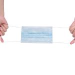 CE 3 Ply Non Woven Face Mask , BFE99 Elastic Ear Loop Mask