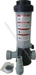 Plastic Chlorine Feeder Automatic Pool Dosing Systems For Chemicals Grey Color