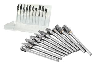 Quality Extra Long Reach Carbide Burr Set , Die Grinder Carbide Burr Heat Resistance wholesale