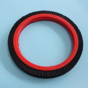 Quality Monforts Stenter Machine Parts Brush Wheel Big Black Nylon Hair Standard Size wholesale