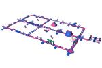 100X56Meter Amusement aqua park movable Easy set up commercial Floating Toys