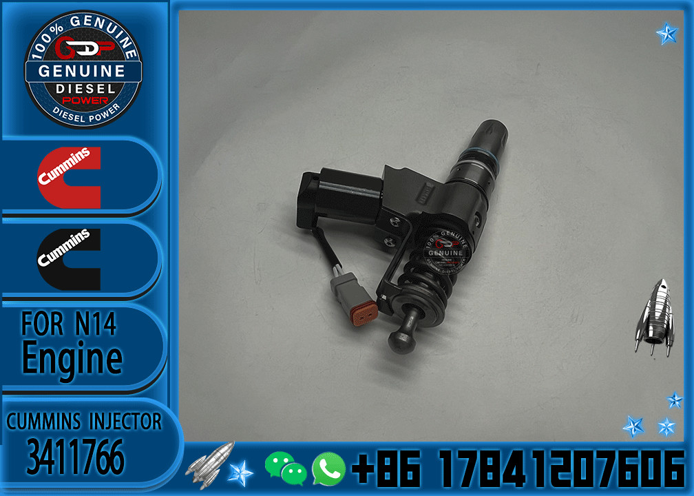 New High Quality Diesel N14 Common Rail Fuel Injector 3411766 3652541 3411767 3652542 for cummins N14