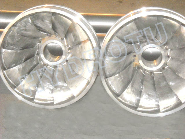 500KW Hydropower project Francis Hydro Turbine , Horizontal Francis Water Turbine