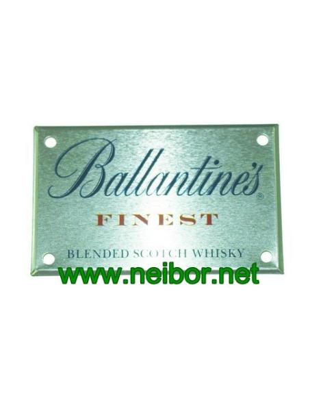 metal advertising tin board tin poster tin plaque aluminum board with 4 holes