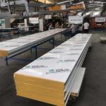 Customization 150mm Industrial Pharmaceutical Rock Wool Wall Sandwich Panel