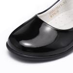 Flat Heel Unisex Leather School Shoes Customized Mary Jane Leather Shoes