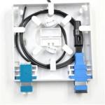 FTTH mini ODF 4 Port Fiber Faceplate