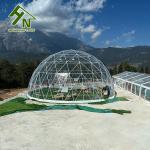 Transparent PVC Big Party Igloo Geodesic Dome Tent Wind Resistance 120km/h