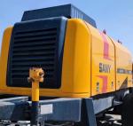 HBT80C Used Concrete Trailer Pump Stationary Concrete Pump 2020 Model 85m3/H
